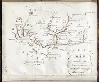 North Carolina, South Carolina, and Virginia 1860 Map outlining Sir Walter Raleigh